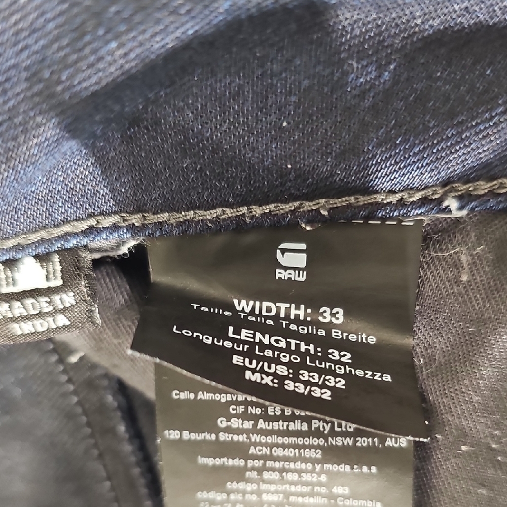 G-Star Black Skinny Jeans Classic Style - Picture 4 of 13